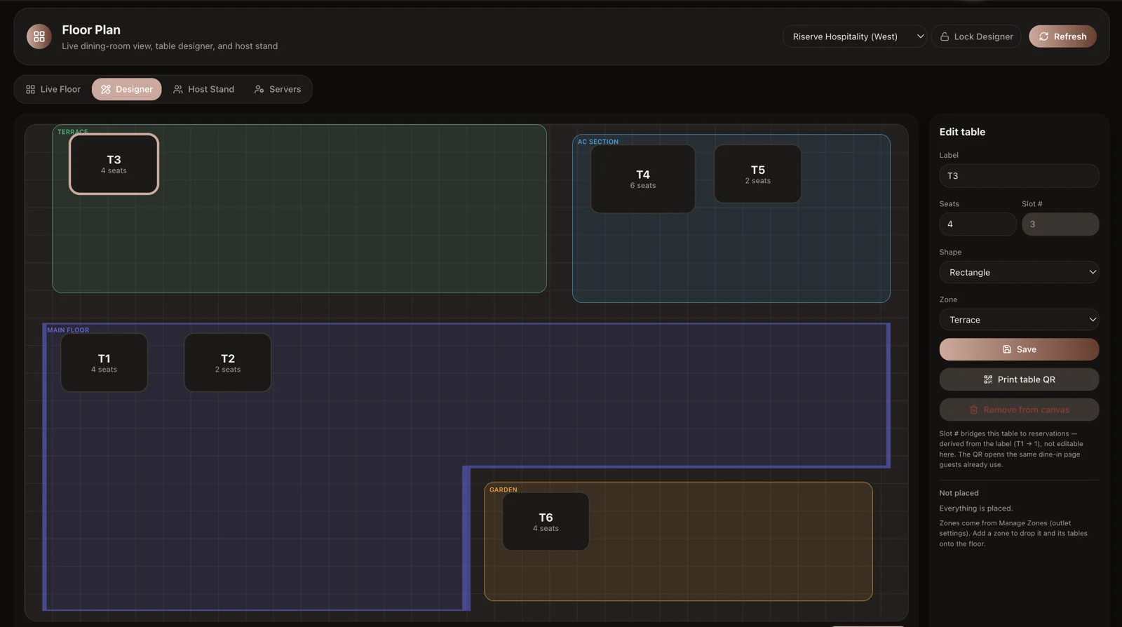Floor plan designer