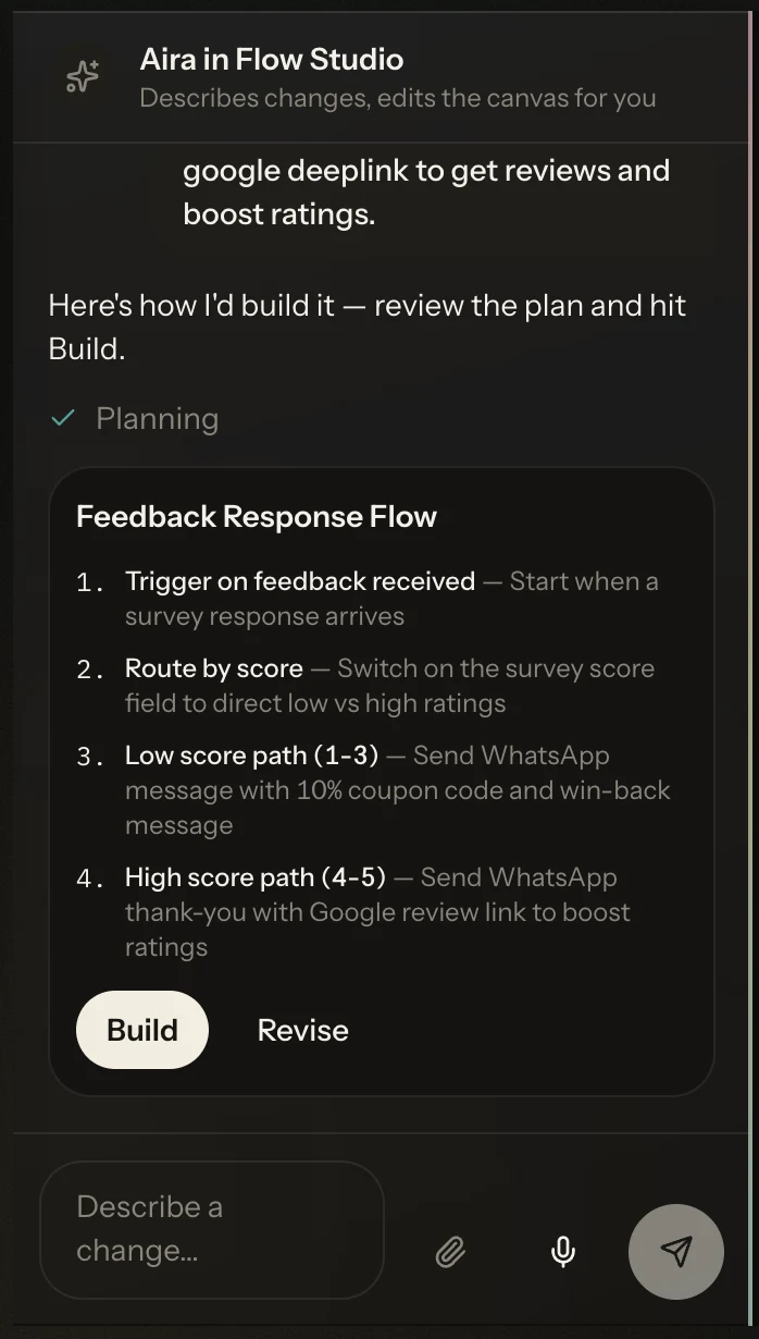 A workflow plan
